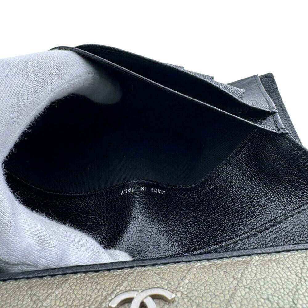 CHANEL Authentic Silver Wallet - Picture 11 of 16